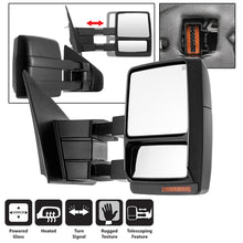 Charger l&#39;image dans la galerie, Xtune Ford F150 04-06 Power Heated Amber LED Signal Telescoping Mirror Right MIR-FF15004S-PWH-AM-R