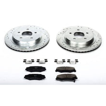 गैलरी व्यूवर में इमेज लोड करें, Power Stop 04-09 Cadillac XLR Rear Z23 Evolution Sport Brake Kit