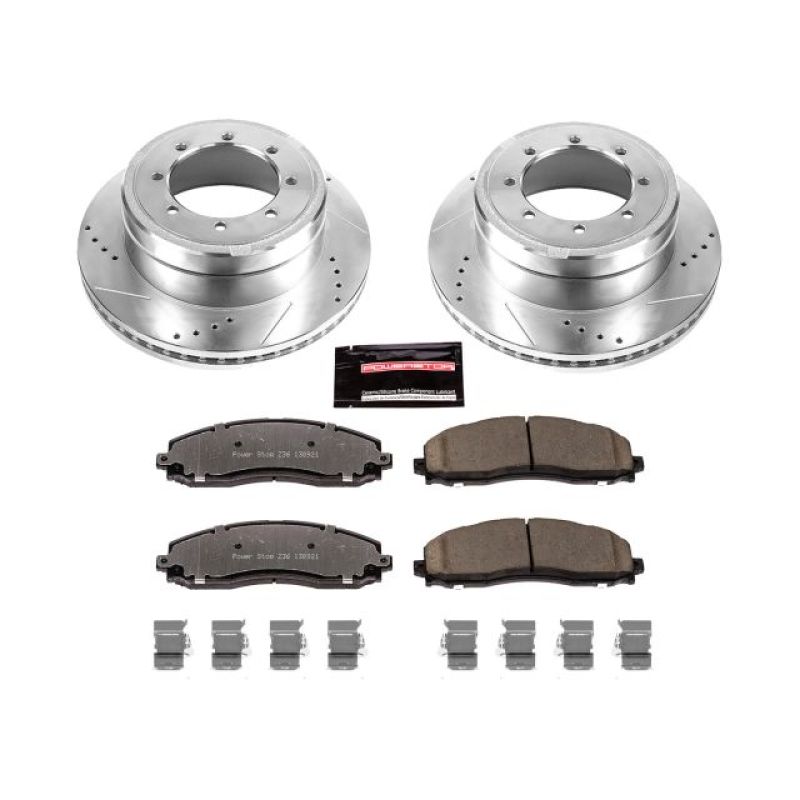 Power Stop 13-19 Ford F-350 Super Duty Rear Z36 Truck & Tow Brake Kit