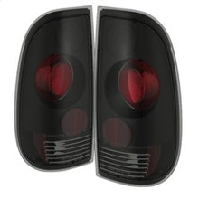 Load image into Gallery viewer, Spyder Ford F150 Styleside 97-03/F250/350/450/550 Euro Style Tail Lights Blk Smke ALT-YD-FF15097-BSM