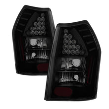 Carica l&#39;immagine nel visualizzatore di Gallery, xTune Dodge Magnum 05-08 LED Tail Lights - Black Smoked ALT-JH-DMAG05-LED-BSM