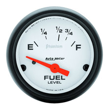 Carica l&#39;immagine nel visualizzatore di Gallery, Autometer Phantom 2-1/16in Electrical Fuel Level Gauge 16-158 Ohms