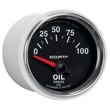 Carica l&#39;immagine nel visualizzatore di Gallery, Autometer GS 0-100 PSI Short Sweep Electronic Oil Pressure Gauge