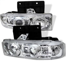 Load image into Gallery viewer, Spyder Chevy Astro 95-05/GMC Safari 95-05 Projector Headlights LED Halo Chrome PRO-YD-CA95-HL-C