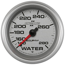 Load image into Gallery viewer, Autometer Ultra-Lite II 2 5/8in 140-280 Degree F Mechanical Water Temperature Gauge