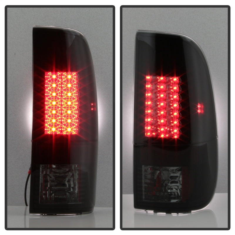 Spyder 08-16 Ford Super Duty Version 2 LED Tail Lights Black Smoke ALT-YD-FS07-LED-G2-BSM