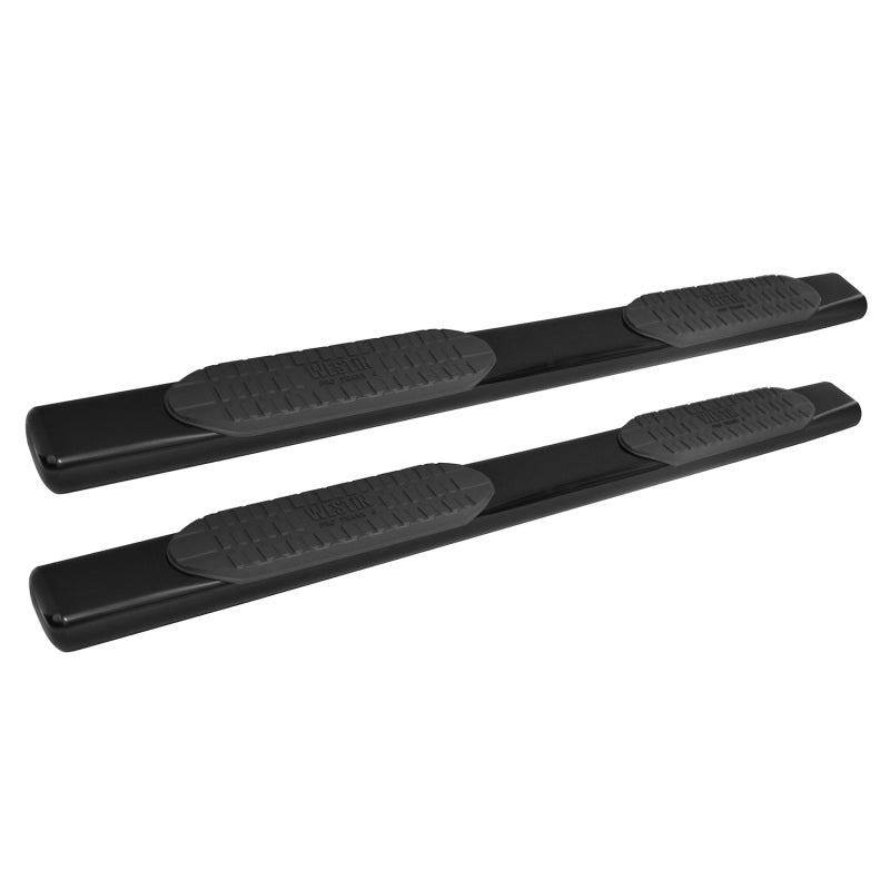 Westin 2014-2018 Chevrolet/GMC Silverado Sierra 1500 Dbl Cab PRO TRAXX 6 Oval Nerf Step Bars - Black