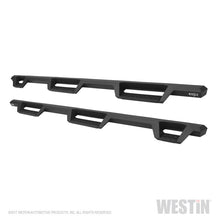 गैलरी व्यूवर में इमेज लोड करें, Westin/HDX 09-18 Dodge/Ram 1500 Crew Cab (5.5ft Bed) Drop Wheel to Wheel Nerf Step Bars - Txt Black