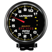 Carica l&#39;immagine nel visualizzatore di Gallery, Autometer 5 inch Ultimate DL Playback Tachometer 11000 RPM - Black