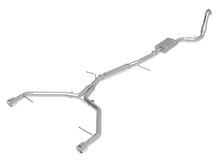 Carica l&#39;immagine nel visualizzatore di Gallery, aFe 17-19 Audi A4 (B9) MACH Force-Xp 3in to 2.5in 304 SS Cat-Back Exhaust System-Dual Polished Tips