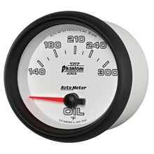 Carica l&#39;immagine nel visualizzatore di Gallery, Autometer Phantom II 2 5/8in 140-300 Degree F Short Sweep Electronic Oil Temperature Gauge