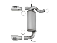 Carica l&#39;immagine nel visualizzatore di Gallery, aFe Rebel Series 2.5in 409 SS Axle-Back Exhaust w/Polished Tips 07+ Jeep Wrangler (JK) V6 3.6L/3.8L