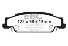 गैलरी व्यूवर में इमेज लोड करें, EBC 05-08 Pontiac Grand Prix 5.3 Ultimax2 Rear Brake Pads