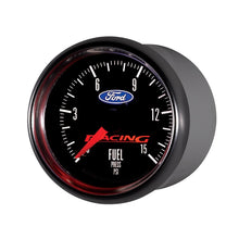 Laden Sie das Bild in den Galerie-Viewer, Autometer Ford Racing 52mm Digital Stepper Motor 15PSI Fuel Pressure Gauge