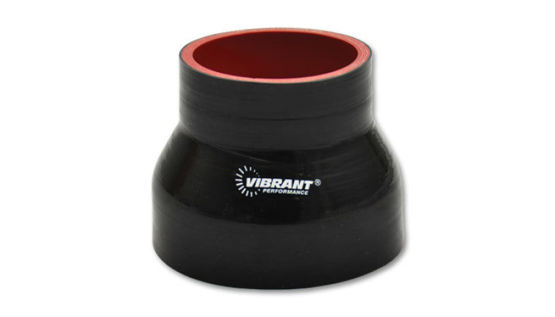 Vibrant 4 Ply Reducer Coupler, 6.00in I.D. x 5.00in I.D. x 4.50in Long - Black