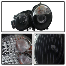 Load image into Gallery viewer, Xtune Mercedes Benz W210 E-Class 00-02 Projector Headlights Black PRO-CL-MW21099-BK