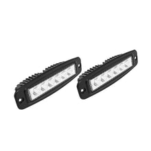 Laden Sie das Bild in den Galerie-Viewer, Westin Single Row 6 x 3W Bridgelux w/terminated wiring (set of 2) - Black