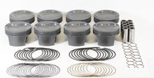 Carica l&#39;immagine nel visualizzatore di Gallery, Mahle MS Piston Set SBF 331ci 4.030in Bore 3.25in Stroke 5.4in Rod .927 Pin -16cc 8.6 CR Set of 8