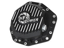 Carica l&#39;immagine nel visualizzatore di Gallery, aFe Power Pro Ser Rear Diff Cover Black w/Mach Fins 2017 Ford Diesel Trucks V8-6.7L(td) Dana M275-14