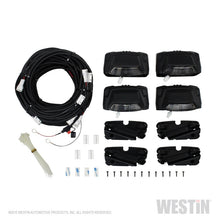 Laden Sie das Bild in den Galerie-Viewer, Westin R5 LED Light Kit - 4 End Caps Integrated LED Lights w/ Wiring Harness - Black