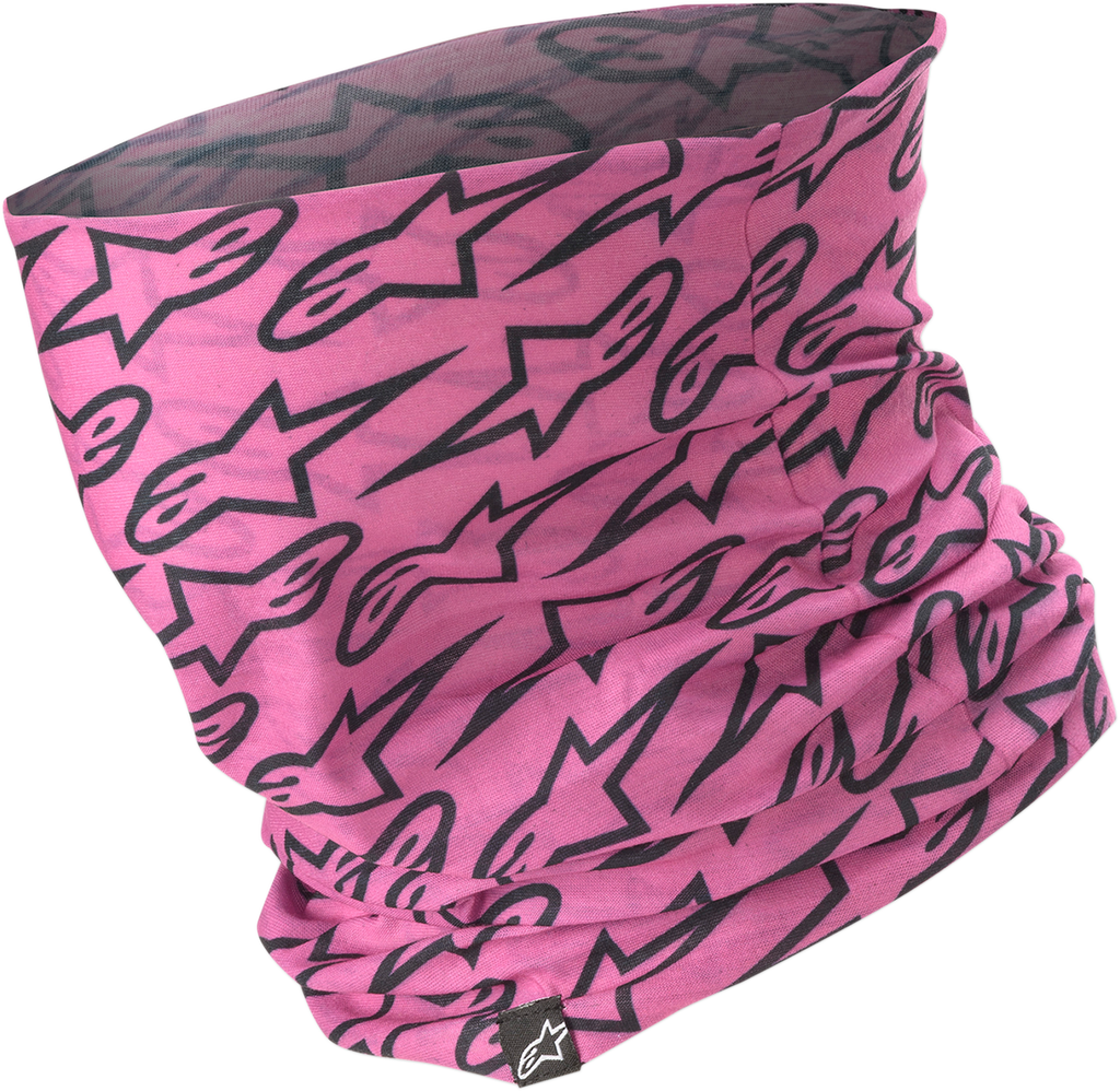 ALPINESTARS Neck Tube - Astars - Black/Pink 4759319-3901