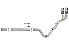 Cargar imagen en el visor de la galería, aFe Rebel XD 4in SS Down-Pipe Back Exhaust w/Dual Polished Tips 17-18 Ford Diesel Trucks V8-6.7L(td)