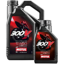 Load image into Gallery viewer, MOTUL 300V FACTORY LINE ROAD RACING ENGINE OIL 15W50