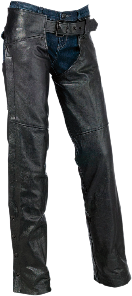 Z1R Women's Sabot Chaps - Black - XS 2815-0095