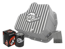 Carica l&#39;immagine nel visualizzatore di Gallery, aFe Power 11-16 GM Diesel 2500HD / 3500HD V8-6.6L (TD) Street Series Engine Oil Pan Raw w/ Machined