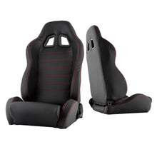 Load image into Gallery viewer, Xtune Sp2 Style Racing Seat Carbon Pu (Double Slider) Black/Black Driver Side RST-SP2-02-BK-DR