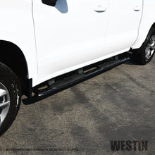 गैलरी व्यूवर में इमेज लोड करें, Westin 2019 Chevrolet Silverado/Sierra 1500 Crew Cab Non LD PRO TRAXX 5 Oval Nerf Step Bars - Black