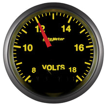 Laden Sie das Bild in den Galerie-Viewer, Autometer Elite 52.4mm Peak &amp; Warn w/ Electronic Control 8-18 Volt Voltmeter