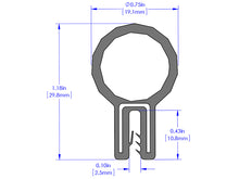 Cargar imagen en el visor de la galería, aFe MagnumFORCE Spare Parts Trim Seal Kit (1/16IN X 3/4IN) x 36IN L