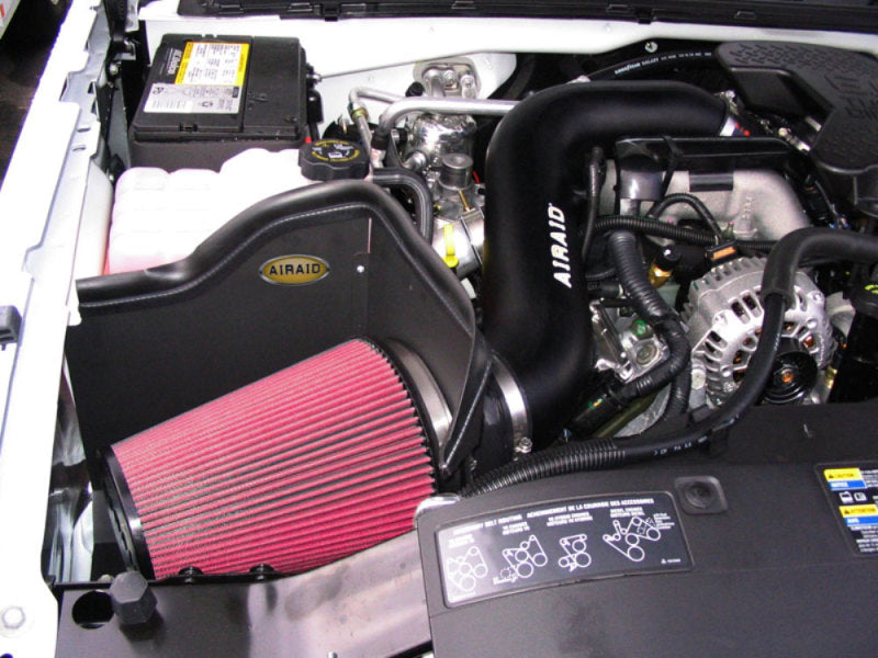 Airaid 2006 Chevy Duramax/04-05 GMC Duramax 6.6L LLY CAD Intake System w/ Tube (Dry / Red Media)