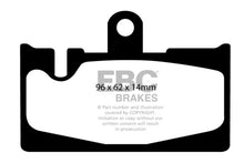 Charger l&#39;image dans la galerie, EBC 01-06 Lexus LS430 4.3 Greenstuff Rear Brake Pads