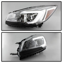 गैलरी व्यूवर में इमेज लोड करें, xTune 13-16 Ford Escape 13-16 LED Light Bar Halogen Proj Headlights - Chrome (PRO-JH-FESCA13-LB-C)