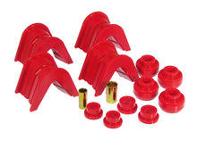 Laden Sie das Bild in den Galerie-Viewer, Prothane 66-79 Ford Trucks 14-Piece Bushing Set - 7deg Offset - Red