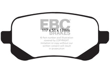 Cargar imagen en el visor de la galería, EBC 08-11 Chrysler Town &amp; Country 3.3 Ultimax2 Rear Brake Pads