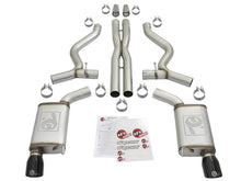 Charger l&#39;image dans la galerie, aFe MACHForce XP 3in 304 SS Cat-Back Exhausts w/ Black Tips 15-17 Ford Mustang GT V8-5.0L/V6-3.7L