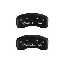 Carica l&#39;immagine nel visualizzatore di Gallery, MGP 4 Caliper Covers Engraved Front &amp; Rear Acura Red finish silver ch