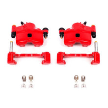 Charger l&#39;image dans la galerie, Power Stop 90-00 Honda Civic Front Red Calipers w/Brackets - Pair