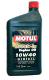 Motul 1QT Classic BREAK-IN OIL 10W40 (Part# mot2810QTA) - Case of 12