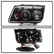 Load image into Gallery viewer, Spyder Volkswagen Jetta 99-05 Projector HeadlightsLED Halo Blk PRO-YD-VJ99-HL-BK