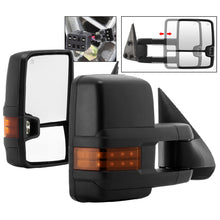 Carica l&#39;immagine nel visualizzatore di Gallery, xTune Chevy Silverado 99-02 G2 Heated Amber LED Signal Telescoping Mirrors MIR-CS99S-G2-PWH-AM-SET