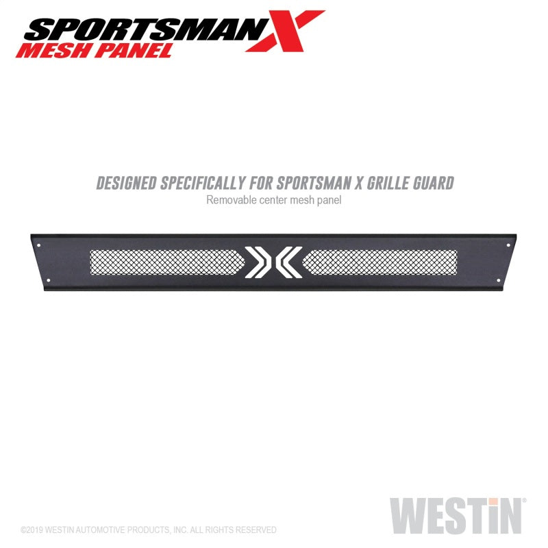 Westin 015-19 Ford F-150/14-20 Toyota Tundra Sportsman X Mesh Panel - Textured Black