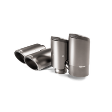 Carica l&#39;immagine nel visualizzatore di Gallery, Akrapovic 2018+ Porsche Cayenne V6 (536) Tail Pipe Set (Titanium)