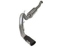 Carica l&#39;immagine nel visualizzatore di Gallery, aFe MACHForce XP SS Exhaust 4in Cat-Back w/ Black Tip 2015 Ford F-150 EcoBoost V6 2.7/3.5Ltt