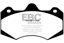 गैलरी व्यूवर में इमेज लोड करें, EBC 05-08 Morgan Aero 8 4.4 Redstuff Front Brake Pads