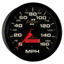 गैलरी व्यूवर में इमेज लोड करें, Autometer Phantom II 5in Electrical Programmable Speedometer 150MPH