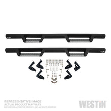 Load image into Gallery viewer, Westin 07-21 Toyota Tundra CrewMax HDX Stainless Drop Nerf Step Bars - Tex. Blk